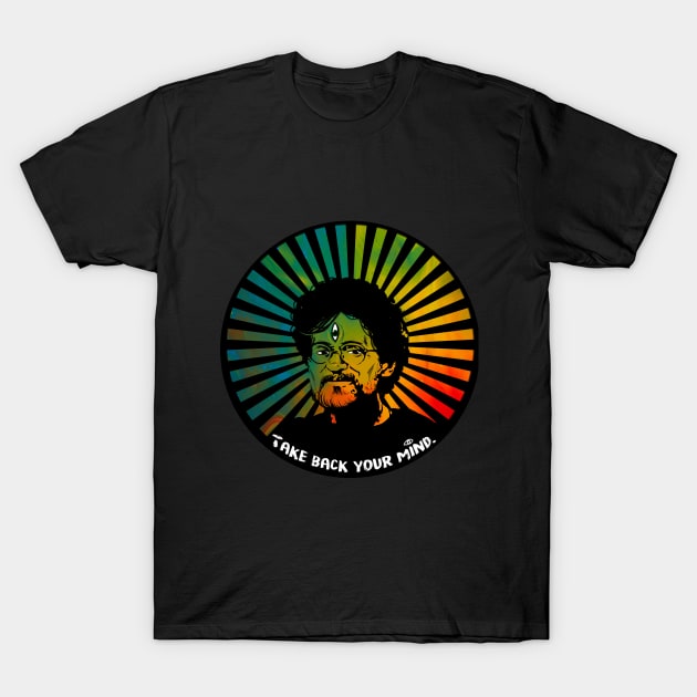 Terence McKenna T-Shirt by PsilocyBram